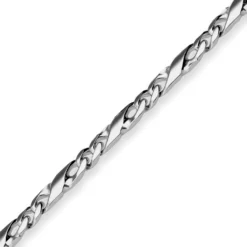 4,9mm Dollarkette Silberkette Collier Halskette aus 925 Silber rhodiniert 50cm