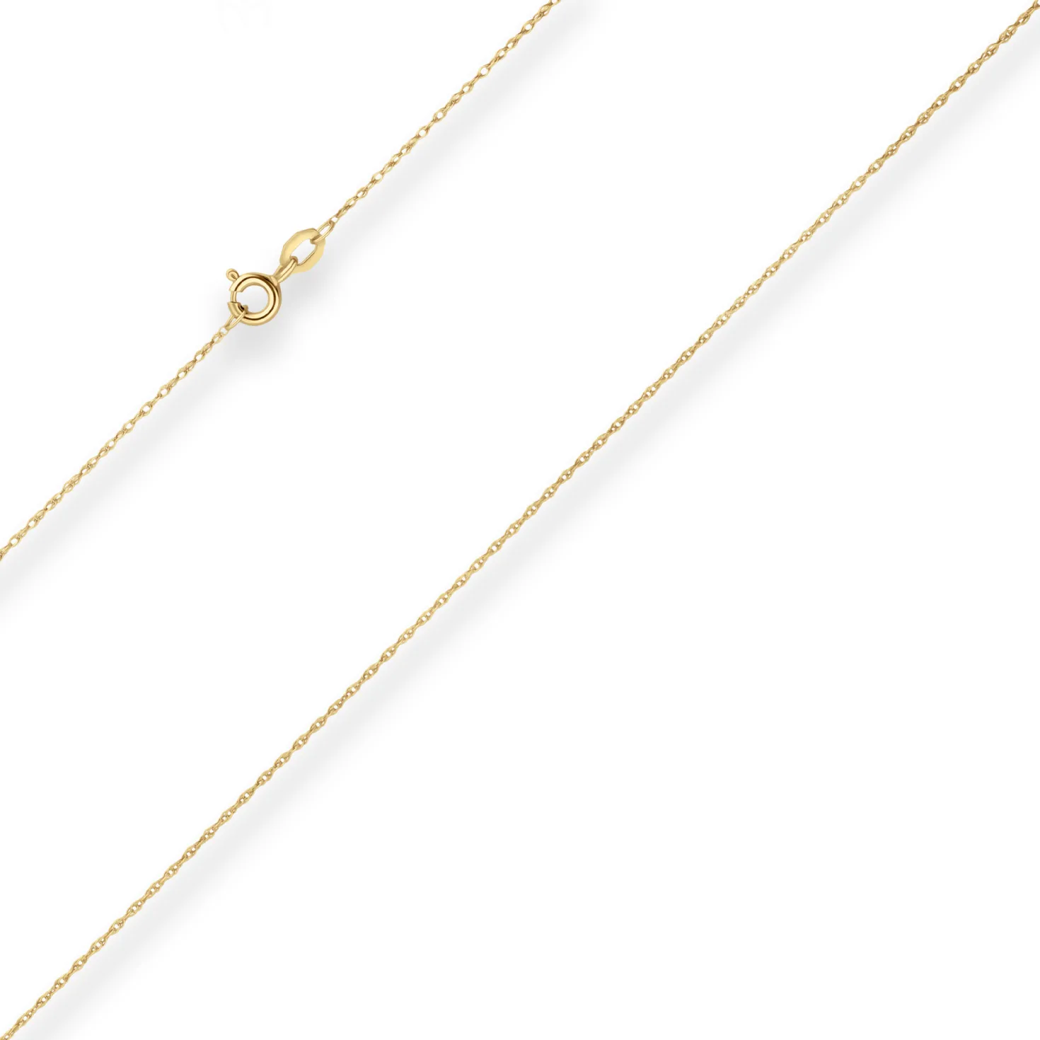 1mm Doppelankerkette Goldkette Collier Halskette aus 333 Gold Gelbgold 50cm