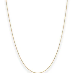 1mm Doppelankerkette Goldkette Collier Halskette aus 333 Gold Gelbgold 45cm