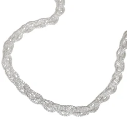 3mm Doppelankerkette Halskette Kette Collier, 925 Silber, 45cm
