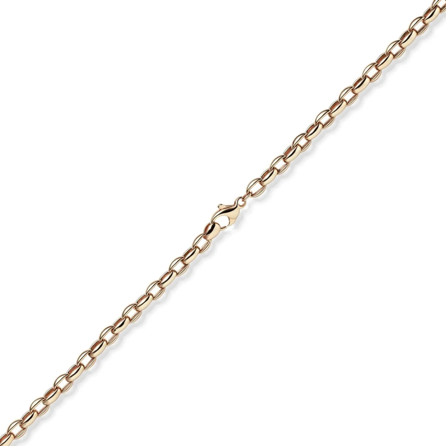 5mm Erbs-Anker oval Armband Armkette Armschmuck aus 585 Gold Rotgold 19cm