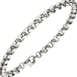 4,5mm Erbsarmband Armband Armkette Silberarmband aus 925 Silber, 19cm
