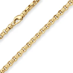 7,2mm Erbskette Goldkette Collier Halskette aus 585 Gold Gelbgold 50cm