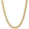 6mm Erbskette Goldkette Collier Halskette aus 585 Gold Gelbgold 60cm