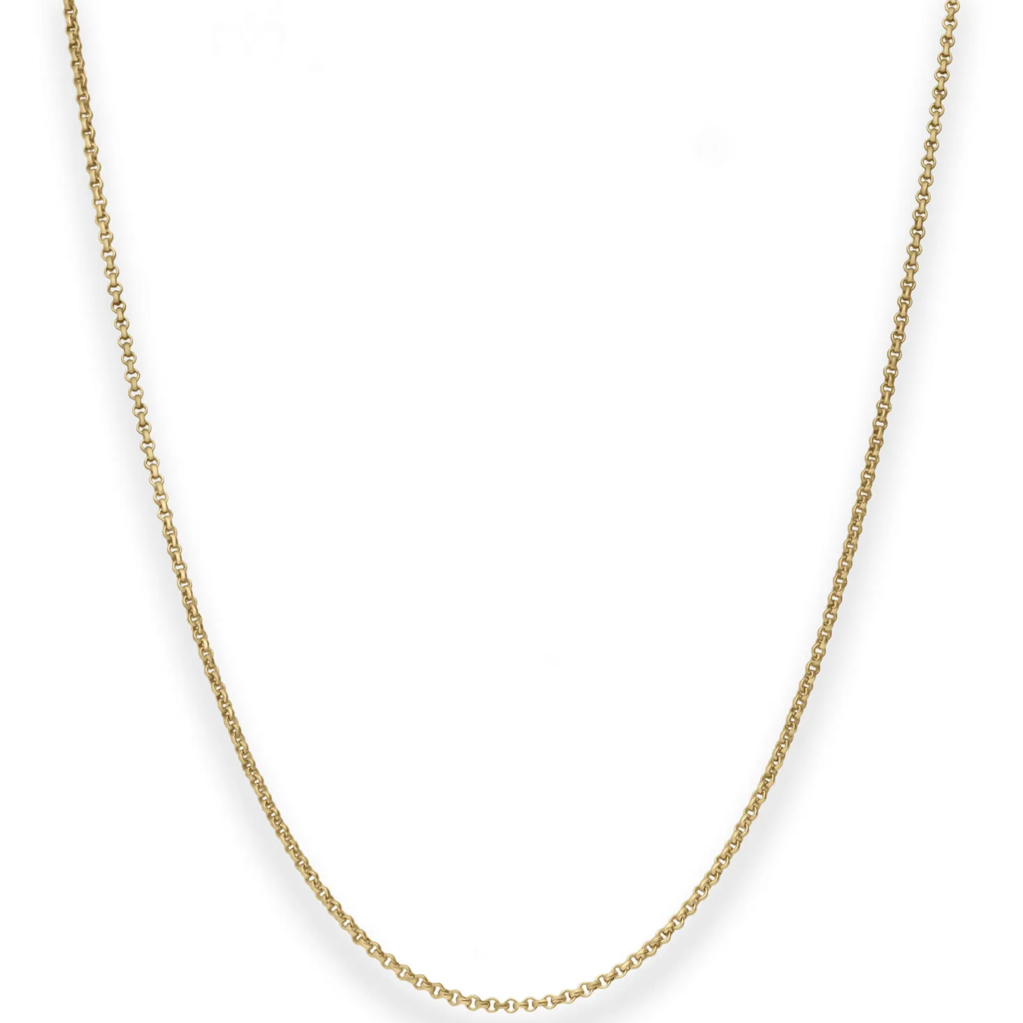 1,5mm Erbskette Goldkette Collier Halskette aus 585 Gold Gelbgold 38cm