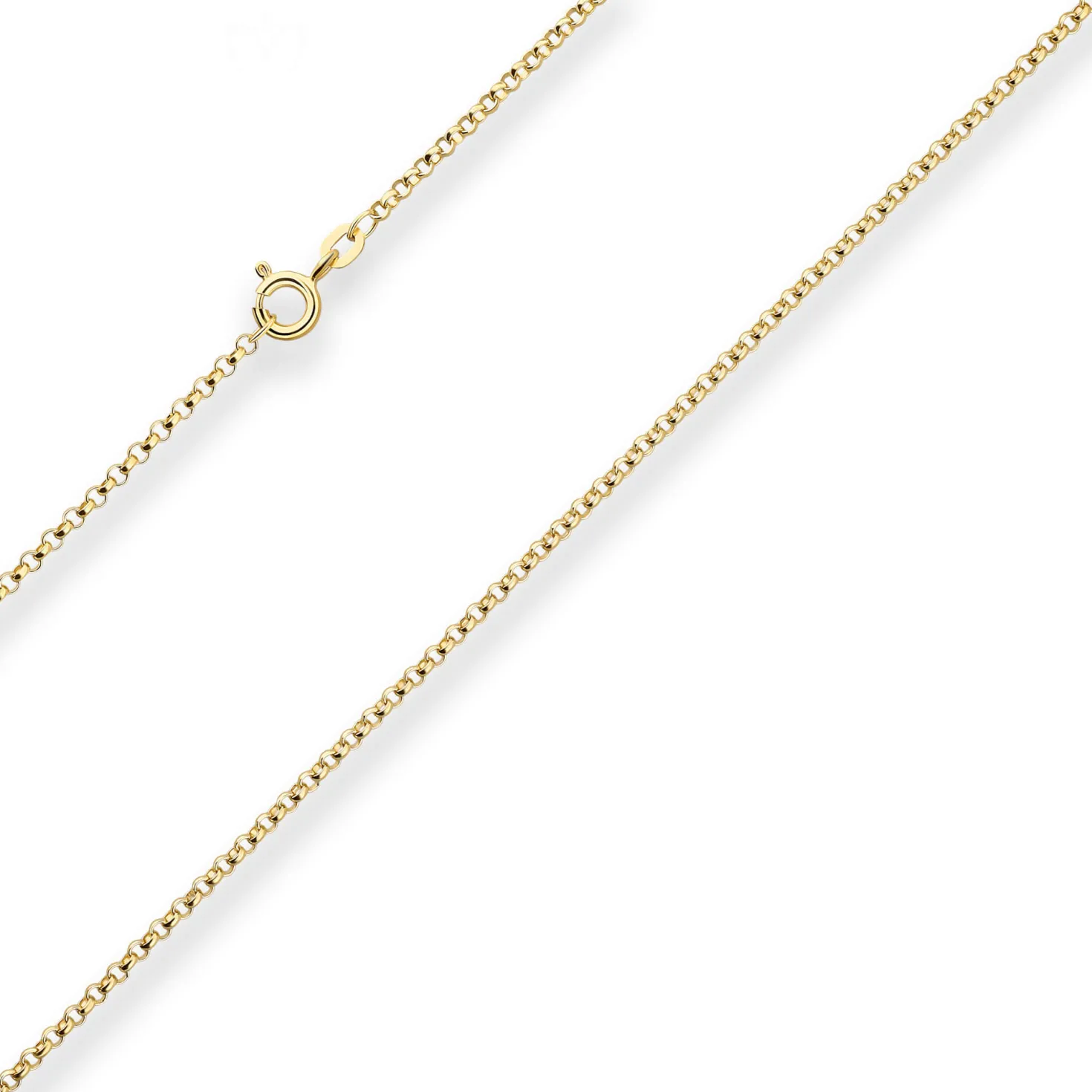 2mm Erbskette Goldkette Collier Halskette aus 585 Gold Gelbgold 50cm