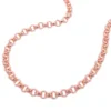 2,5mm Erbskette Halskette Collier aus 14Kt 585 Gold Rotgold 45cm