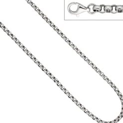 4,5mm Erbskette Kette Halskette Silberkette Halsschmuck aus 925 Silber, 45cm