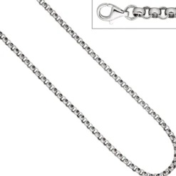 4,5mm Erbskette Kette Halskette Silberkette Halsschmuck aus 925 Silber, 50cm