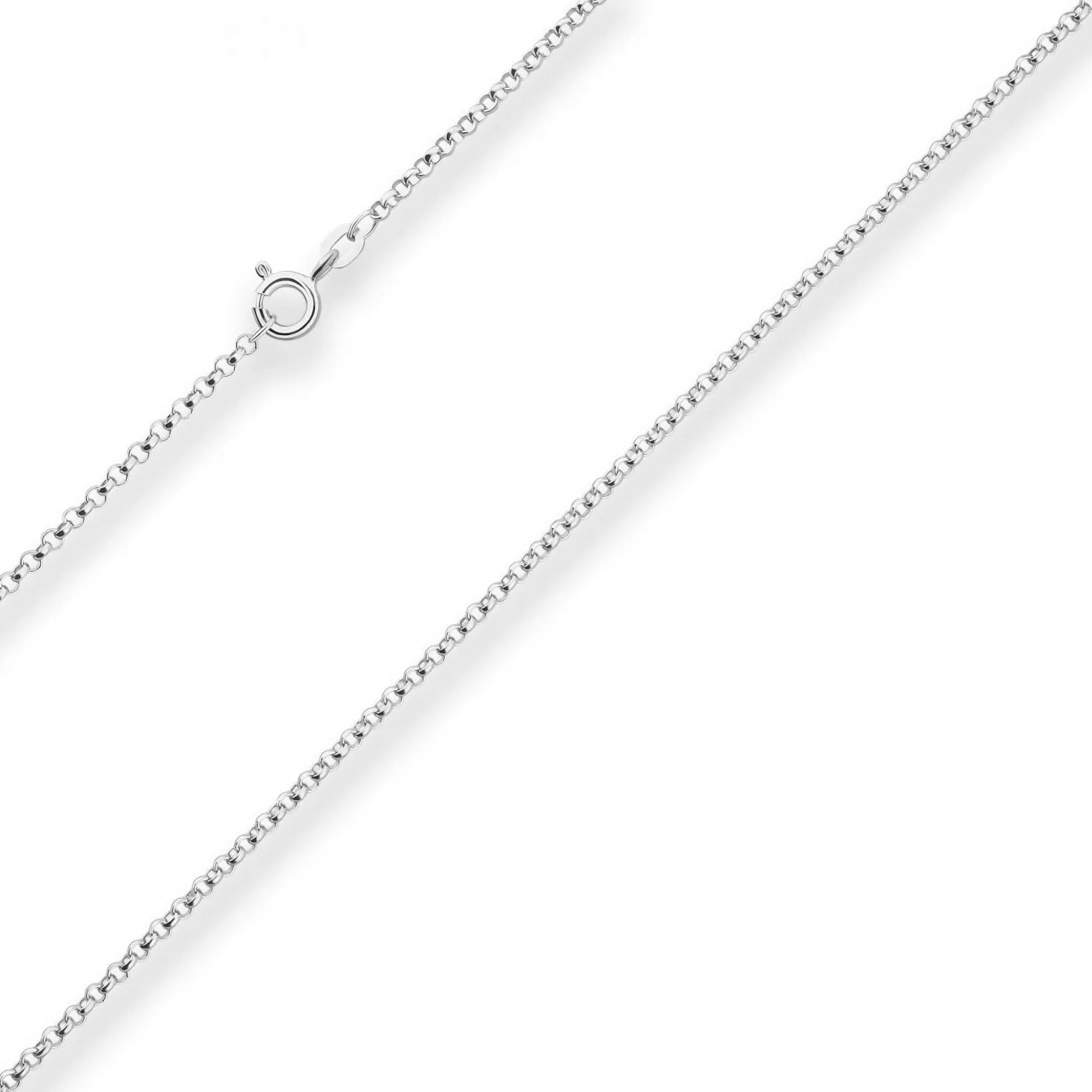2mm Erbskette Silberkette Collier Halskette aus 925 Silber 70cm