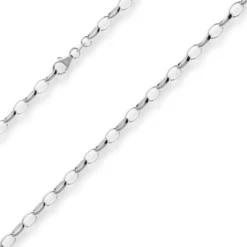 5mm Erbskette Silberkette Collier Halskette aus 925 Silber 42cm