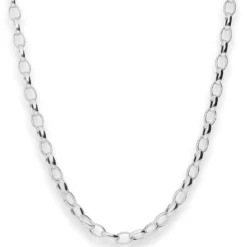 5mm Erbskette Silberkette Collier Halskette aus 925 Silber 42cm