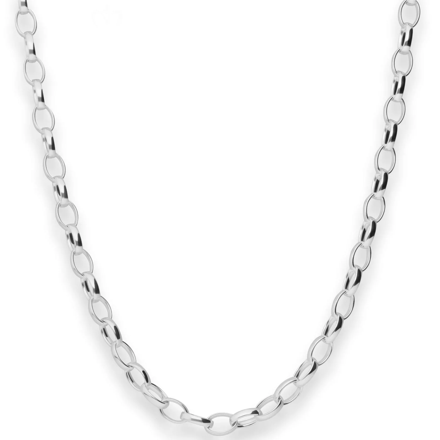 5mm Erbskette Silberkette Collier Halskette aus 925 Silber 42cm