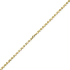 5,5mm Fantasie Herzen-Kette Halskette Collier aus 585 Gold Gelbgold 45cm