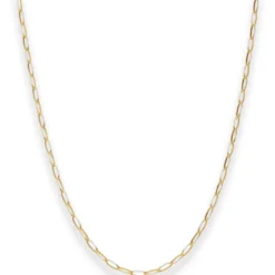 2,3mm Fantasiekette Goldkette Collier Halskette aus 375 Gold gelb/weiß 45cm