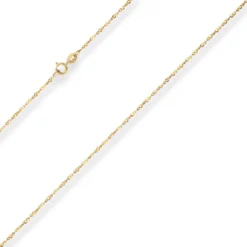 1,5mm Fantasiekette Goldkette Collier Halskette aus 333 Gold Gelbgold 45cm