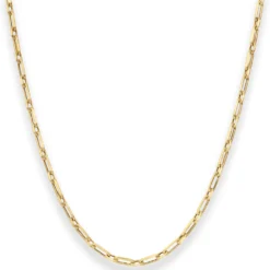 2,7mm Fantasiekette Goldkette Collier Halskette aus 585 Gold Gelbgold 45cm