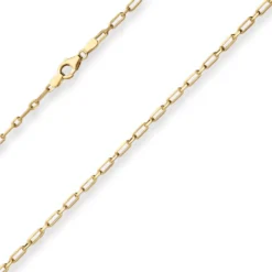 2,7mm Fantasiekette Goldkette Collier Halskette aus 585 Gold Gelbgold 42cm