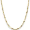 3,8mm Fantasiekette Goldkette Collier Halskette aus 333 Gold Gelbgold 55cm