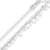 3mm Fantasiekette Silberkette Collier Halskette aus 925 Silber 38cm