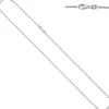 0,9mm feine Doppelankerkette Halskette Collier aus 950 Platin 45cm Platinkette