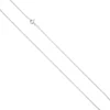 1,1mm feine Rundanker-Kette Halskette Collier aus 925 Silber rhodiniert 42cm
