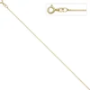 0,9mm feine Venezianerkette Kette Collier Halskette 925 Silber vergoldet 50cm