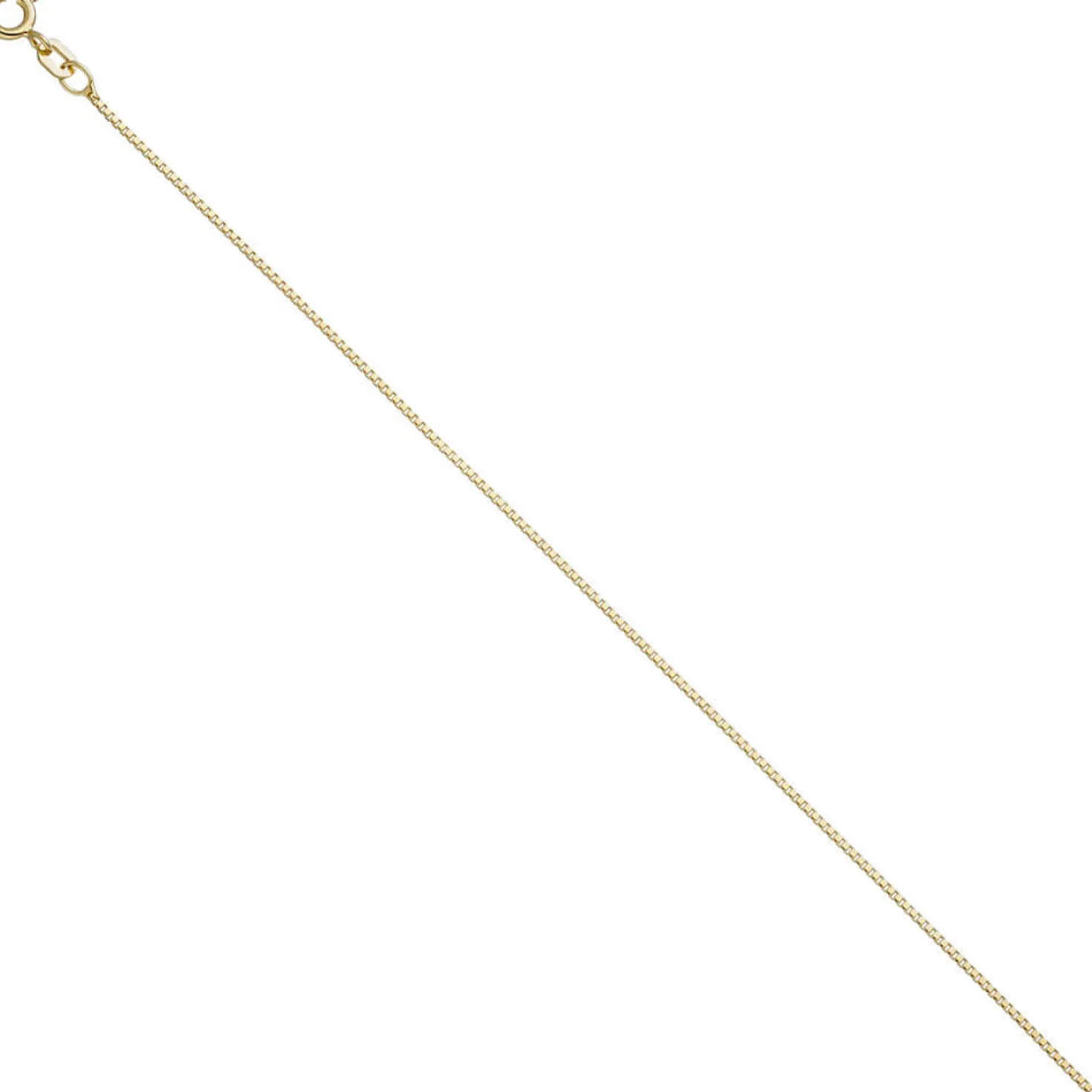 0,9mm feine Venezianerkette Kette Collier Halskette 925 Silber vergoldet 45cm