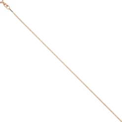 0,8mm feine Venezianerkette Kette Collier aus 925 Silber rotgold vergoldet 50cm