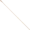 0,8mm feine Venezianerkette Kette Collier aus 925 Silber rotgold vergoldet 42cm