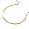 1,1mm feine Zopfkette Halskette aus 9Kt 375 Gold Gelbgold 45cm