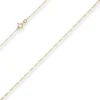 1,1mm Figarokette diamantiert Collier Halskette aus 585 Gold Gelbgold 45cm