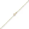 1,1mm Figarokette diamantiert Collier Halskette aus 585 Gold Gelbgold 38cm