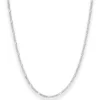 1,9mm Figarokette diamantiert Collier Halskette aus 925 Silber rhodiniert 45cm