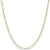 1,9mm Figarokette diamantiert Kette Collier Halskette aus 585 Gold Gelbgold 45cm