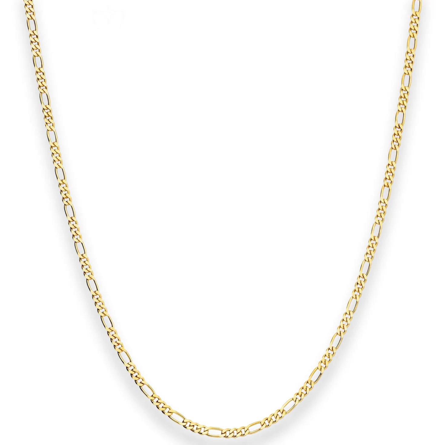 2,2mm Figarokette diamantiert Kette Collier Halskette aus 333 Gold Gelbgold 45cm