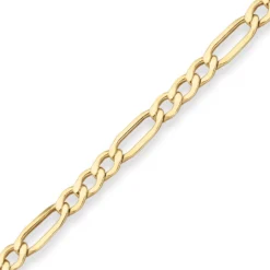 5,1mm Figarokette Goldkette Collier Halskette aus 333 Gold Gelbgold 55cm