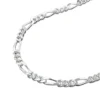 2mm Figarokette Kette Collier, 925 Silber, Silberkette, 45cm,