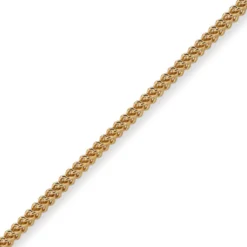 4,5mm Franco Armband Armkette Armschmuck aus 750 Gold Gelbgold massiv 21cm