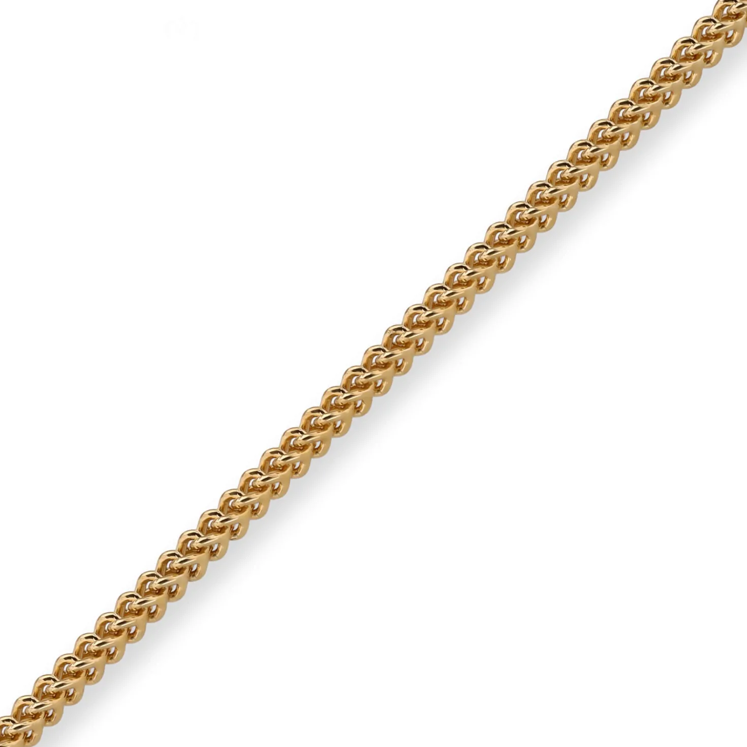4,5mm Franco Kette Halskette Collier aus 585 Gold Gelbgold massiv 60cm