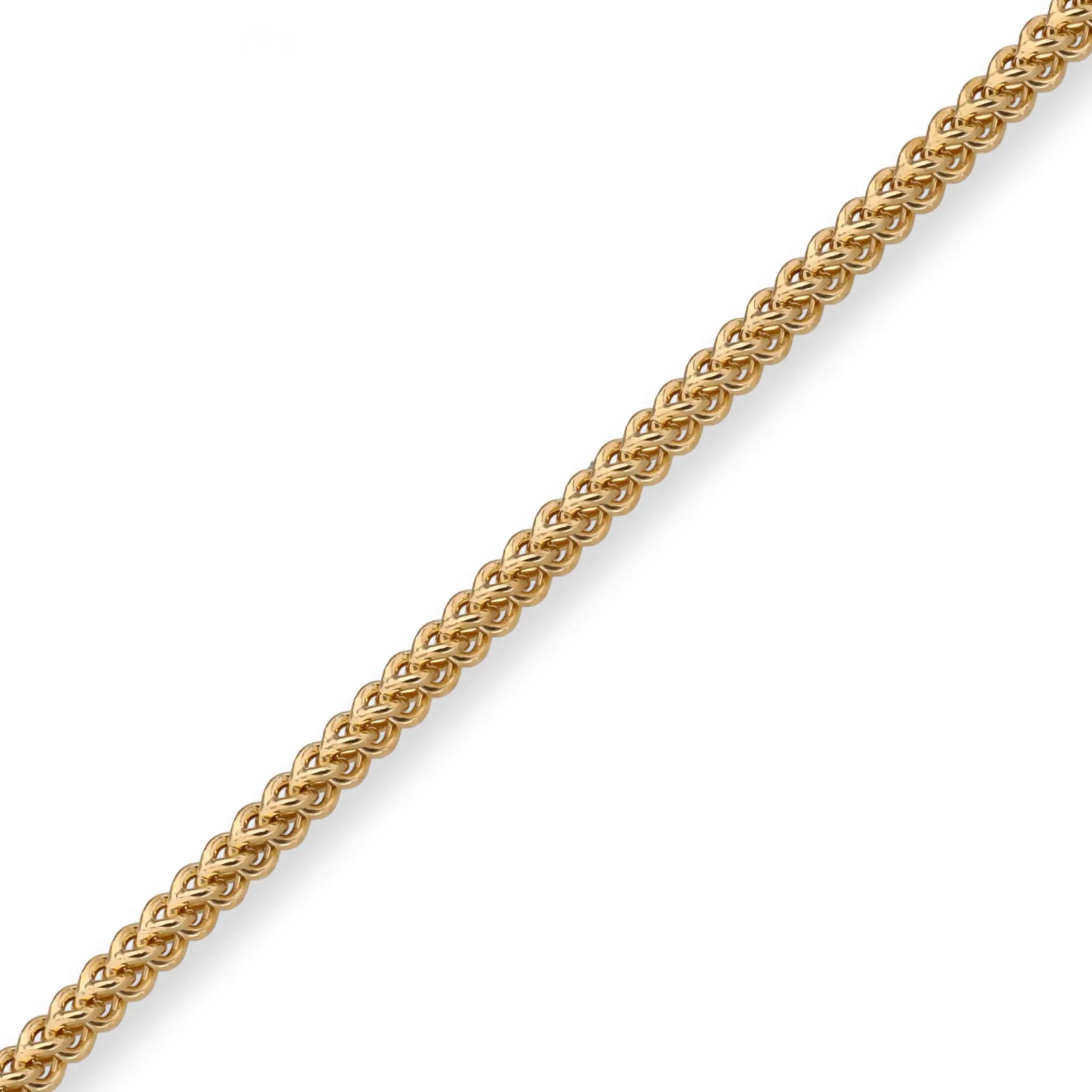 4,5mm Franco Kette Halskette Collier aus 585 Gold Gelbgold massiv 60cm