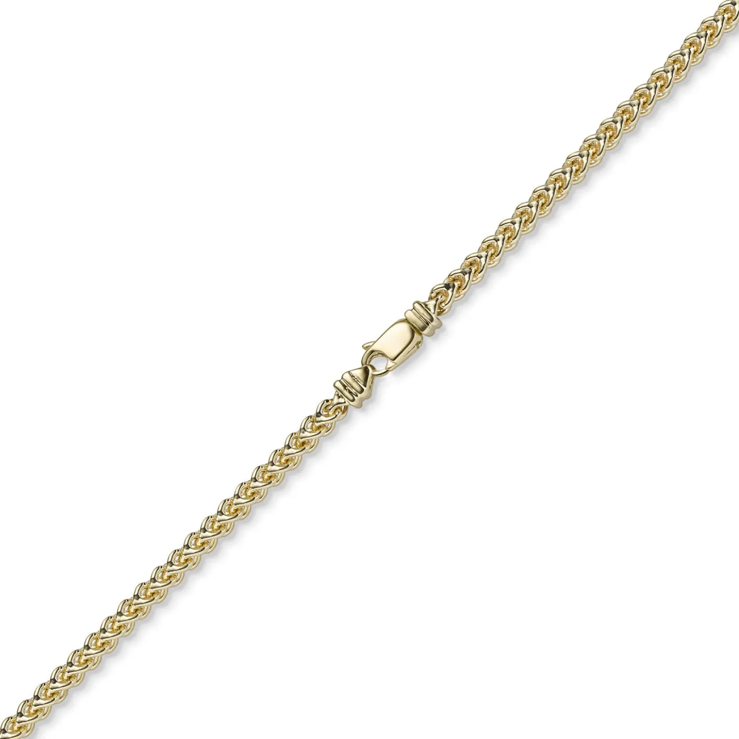 3,5mm Franco Kette Halskette Collier aus 585 Gold Gelbgold massiv 60cm