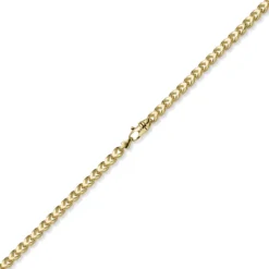 6,5mm Franco Kette Halskette Collier aus 585 Gold Gelbgold massiv 65cm Herren