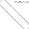 2,5mm Fuchsschwanzkette Kette Collier Halskette Halsschmuck aus 925 Silber, 45cm
