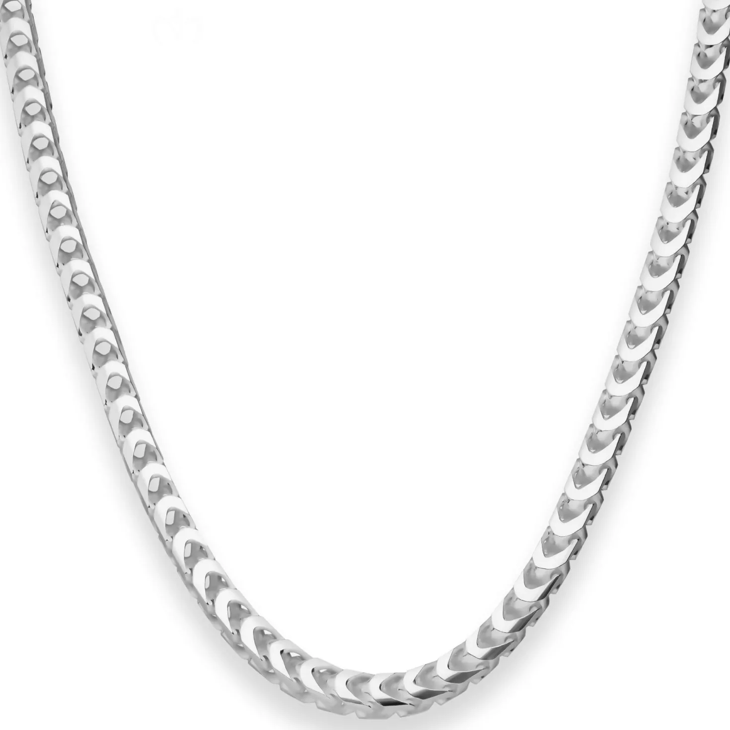 5,6mm Fuchsschwanzkette Silberkette Collier Halskette aus 925 Silber 60cm