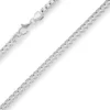5,1mm Fuchsschwanzkette Silberkette Collier Halskette aus 925 Silber 60cm