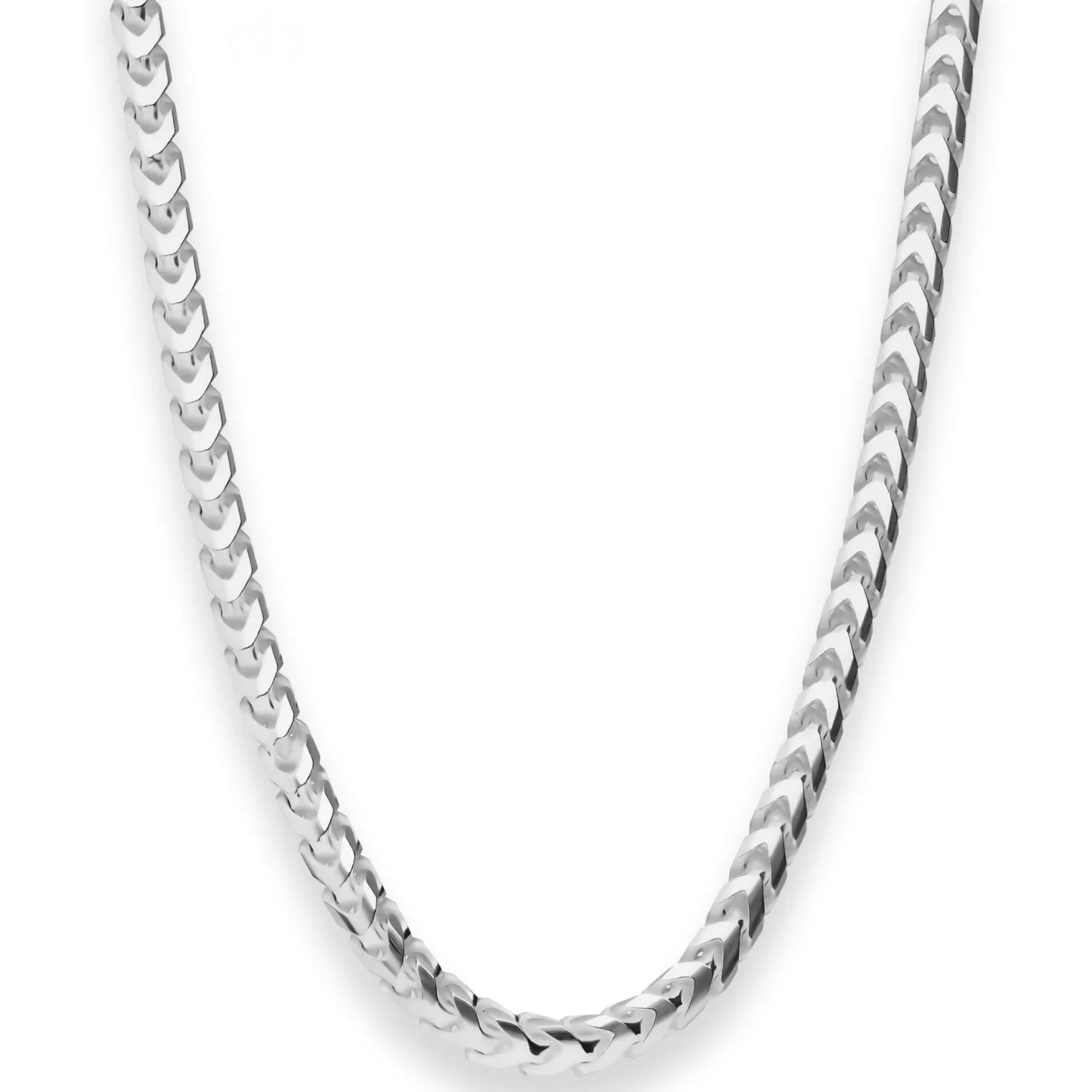 5,1mm Fuchsschwanzkette Silberkette Collier Halskette aus 925 Silber 60cm