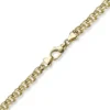 7mm Garibaldi Armband Armkette aus 585 Gold Gelbgold massiv 21cm