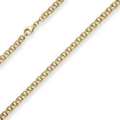 5,2mm Garibaldikette Goldkette Collier Halskette aus 585 Gold Gelbgold 55cm