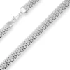 10mm Geflechte-Kette Silberkette Collier Halskette aus 925 Silber 45cm